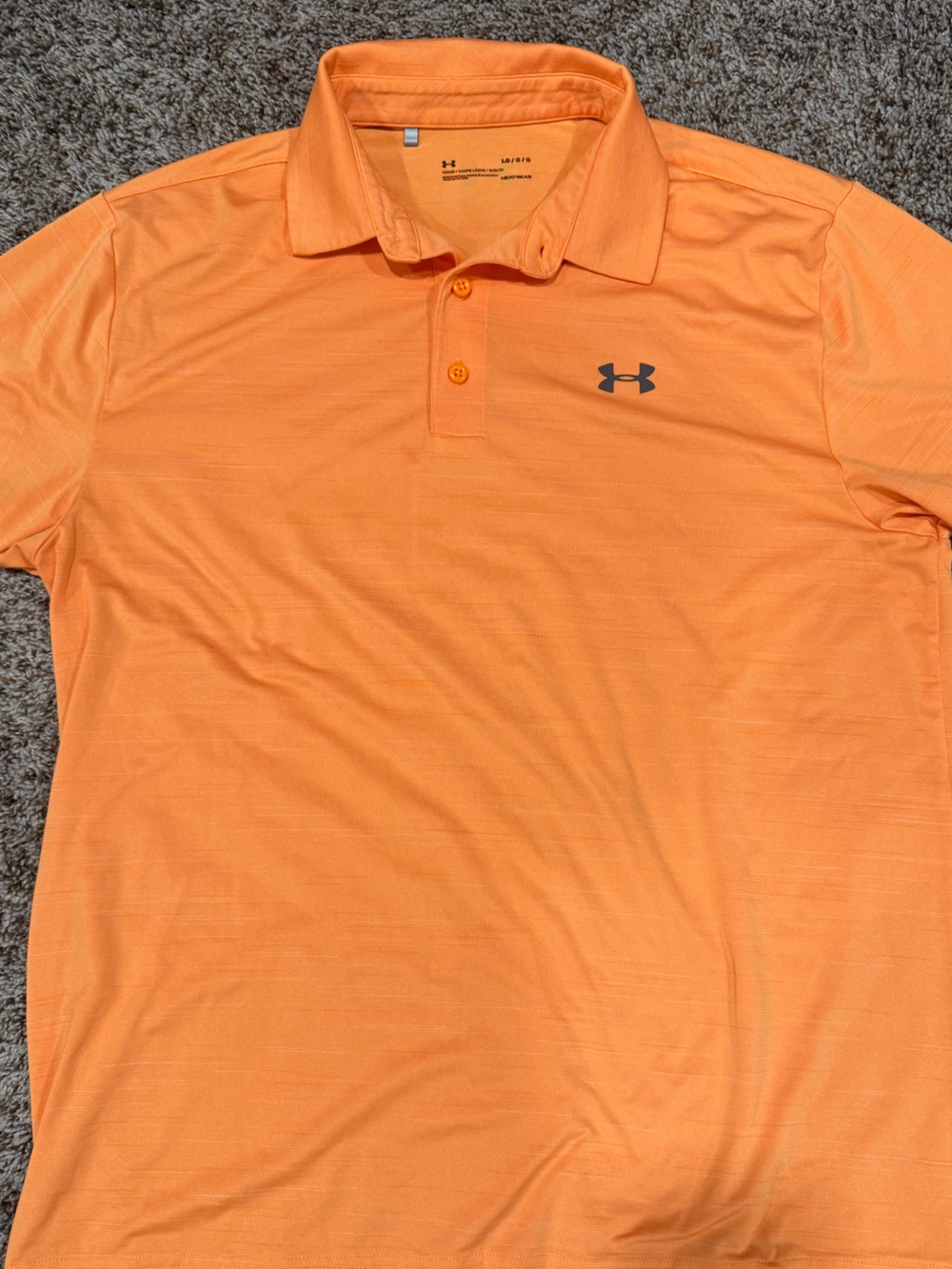 Under Armour Orange Short-Sleeve Performance Polo